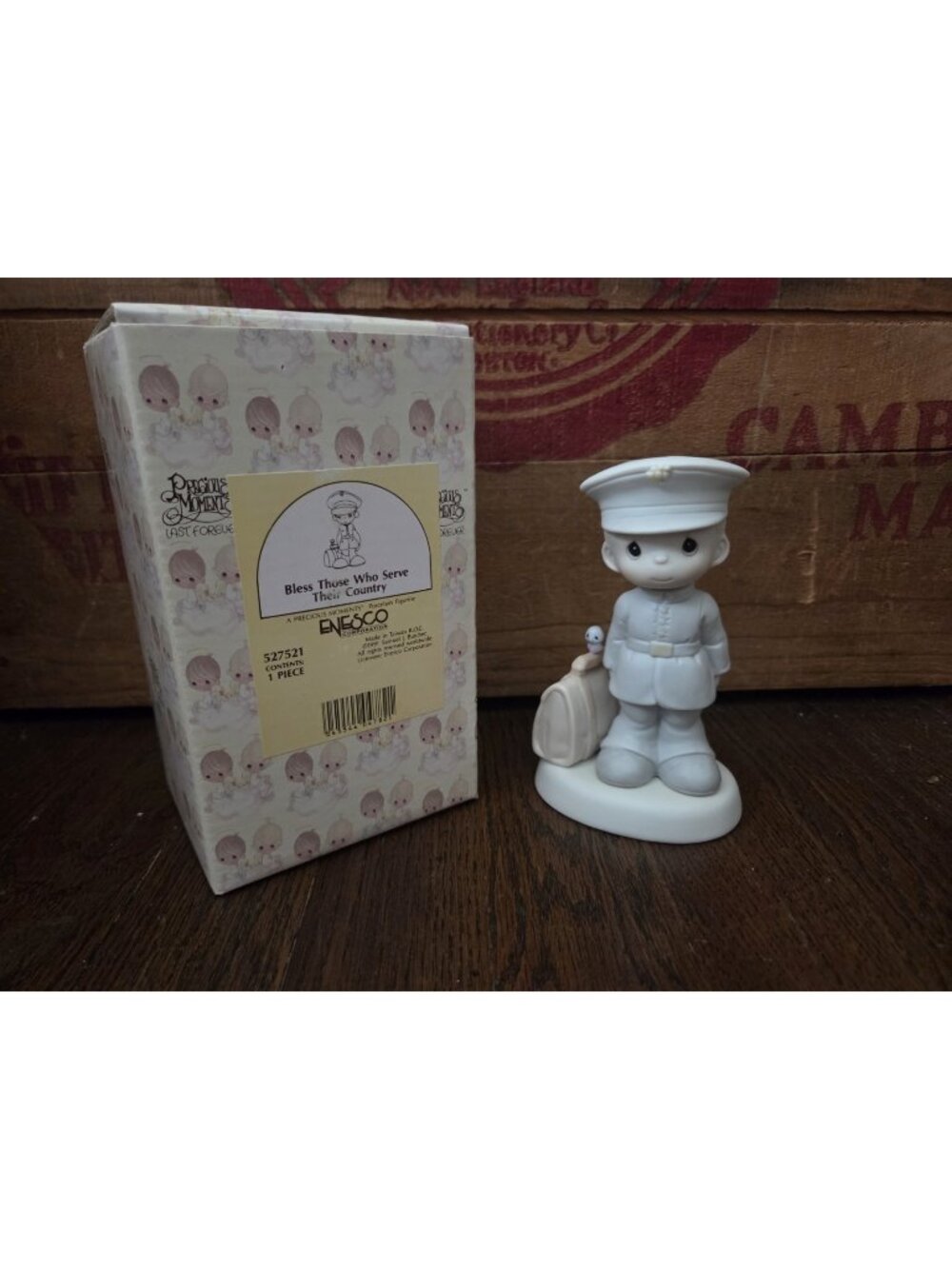 Precious Moments 527521 Bless Those Who Serve Their Country Marines Figurine ‘91